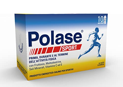 Polase Sport Integratore con Vitamina C Vitamina E Magnesio Potassio 10 Bustine