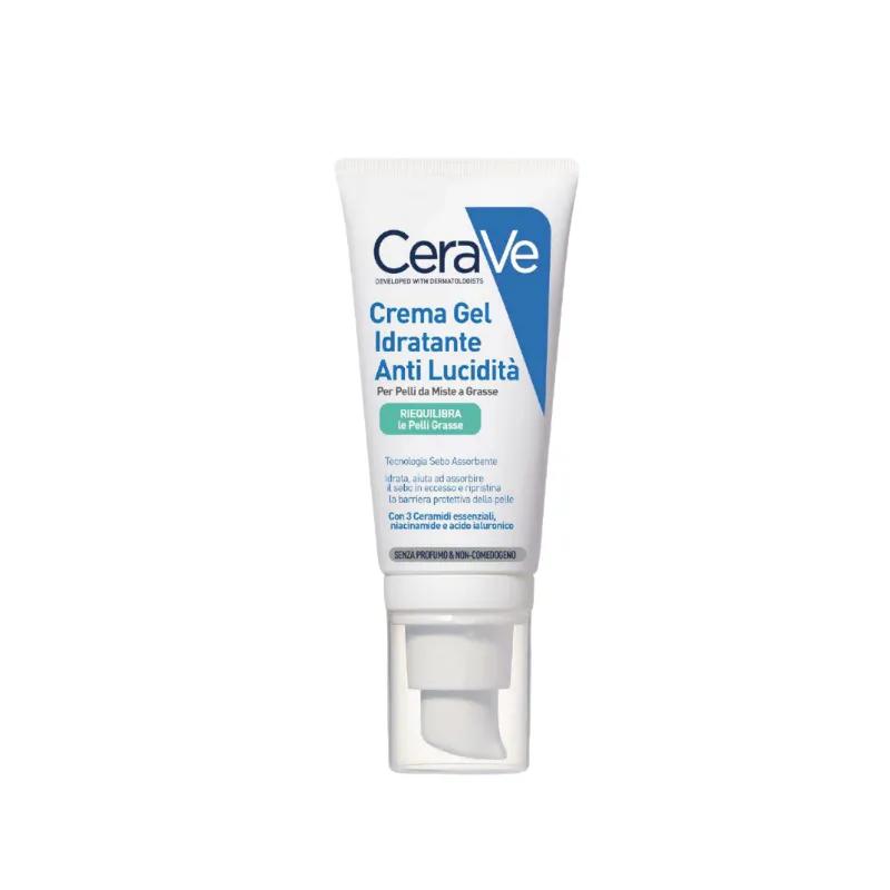 Cerave Crema Viso Gel Idratante Anti Lucidità per Pelli Grasse 52 ml