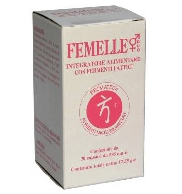 Femelle Fermenti Integratore Bromatech Intestino Sano 30 Capsule