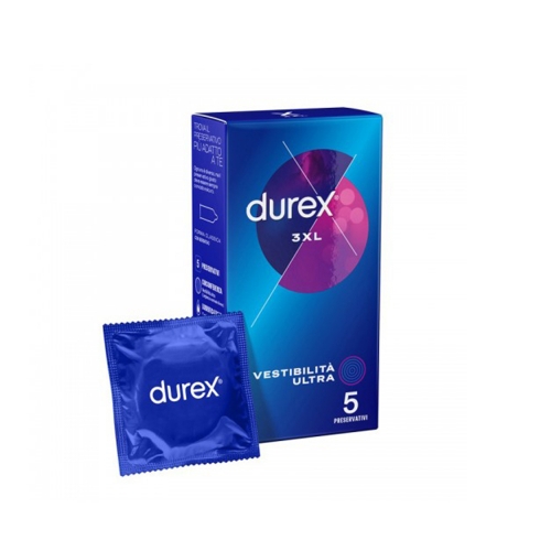 Durex 3 XL Vestibilità ultra 5 pezzi