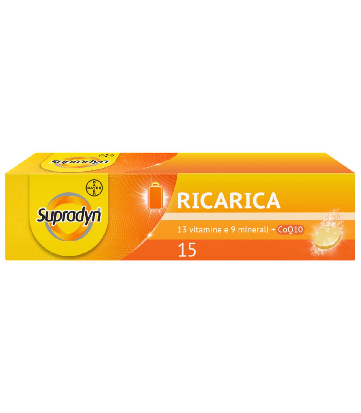 Supradyn Ricarica Integratore Vitamine Minerali 15 Compresse Effervescenti