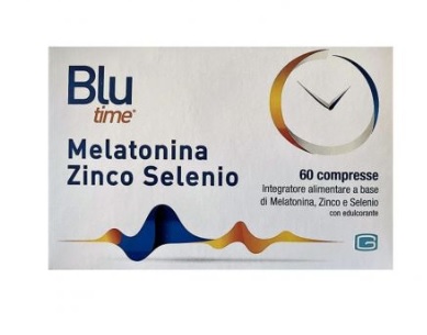 Blu Time Melatonina Zinco Selenio Integratore sonno 60 compresse