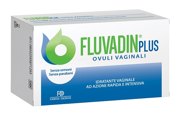 FluVadin plus - Ovuli Vaginali Idratanti Rapidi ed Intensivi 10 pezzi