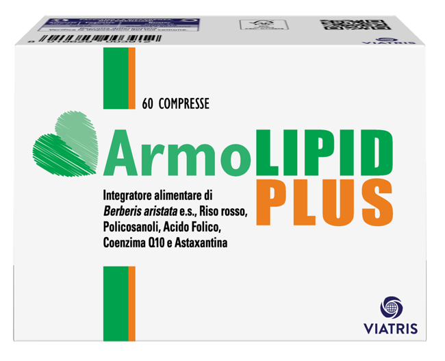 Armolipid plus 60 compresse - Integratore alimentare di riso rosso