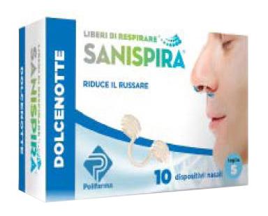 Sanispira DolceNotte Filtro Nasale Per Non Russare M 10 Pezzi
