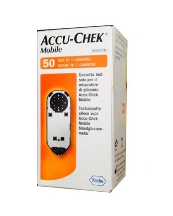 Accu-Chek Mobile 50 Test Mic2 Strisce Misurazione Glicemia