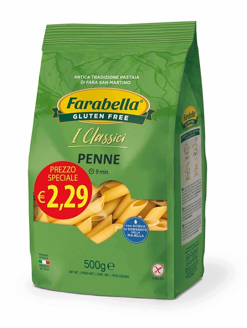 Farabella Penne Rigate Promo 500 g Senza Glutine