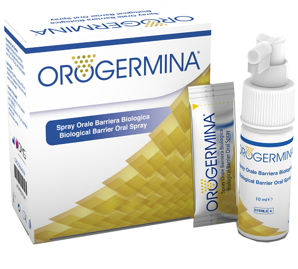 Orogermina Spray orale barriera biologica per flora batterica orofaringea 2 x 10 ml
