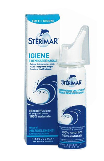 Sterimar Pulizia e Salute del Naso Spray Nasale Fisiologico 50 ml
