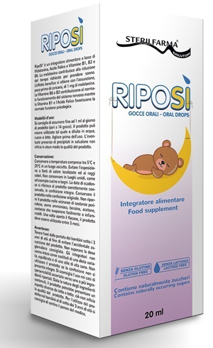 Sterilfarma Riposi' Integratore Alimentare Gocce Orali 20 Ml