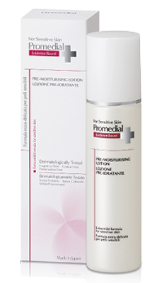 Promedial Lozione Pre Idratante Viso per Pelli Sensibili 110 Millilitri Trattamento Idratante Dermatologico