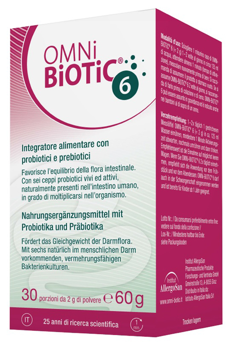 Omni Biotic 6 Integratore Intestinale Barattolo 60g