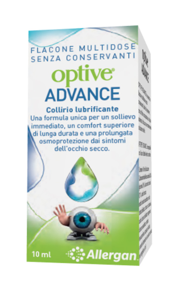 Optive Advance - soluzione oftalmica senza conservanti per il comfort degli occhi 10 ml