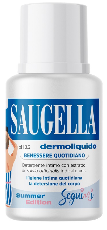 Saugella Dermoliquido Detergente Intimo pH Fisiologico 100 ml