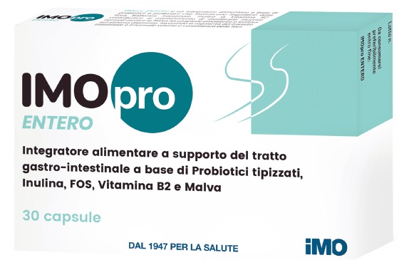 IMOpro Entero integratore prebiotici e probiotici 30 capsule da 590 mg