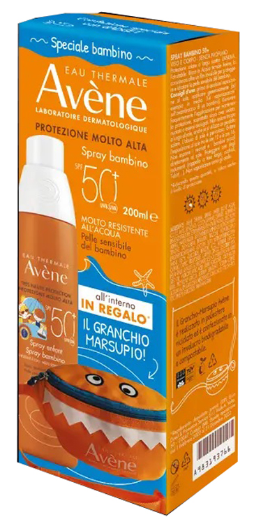 Avene Spray Solare Bambino SPF 50+ 200ml Con Gadget