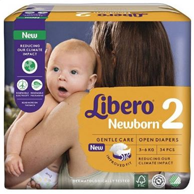 LIBERO New Born 2 3-6Kg 36pz