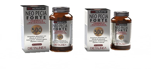 Dietalinea Biokeratin Neo Pecia integratore anticaduta per capelli uomo donna 30 compresse