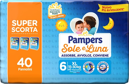PAMPERS SL TRIO XL 40PZ