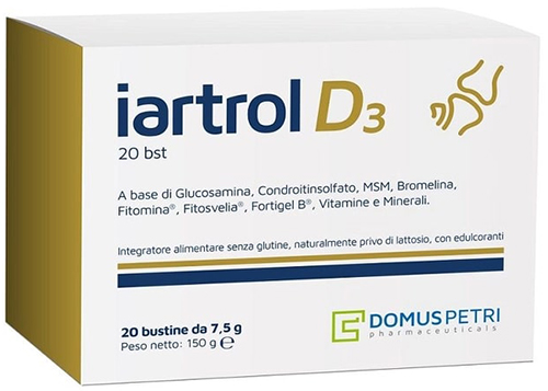 domus petri pharmaceutic. srl iartrol d3 20 bust.7,5g