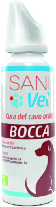 Sani Vet Bocca spray 100 ml - spray igiene orale per animali domestici img