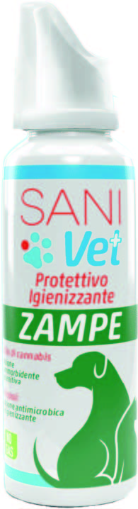 Sani Vet Zampe spray 100 ml - detergente igienizzante per zampe animali img