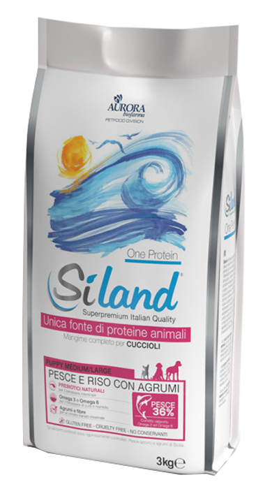 SILAND Puppy M/L Pesce 3Kg img 1
