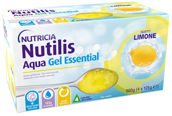 Nutilis Aqua Gel Essential 500g - Alimento per Disfagia e Malnutrizione