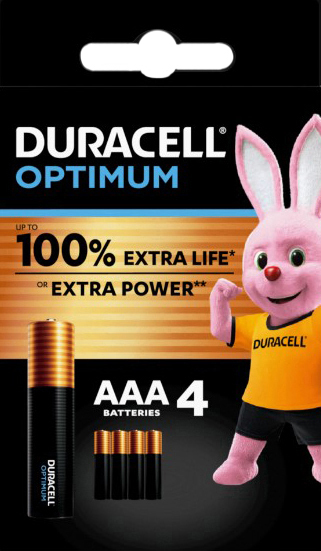 DURACELL OPTIMUM AAA B4 X8 RFT