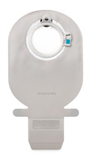 Sacca per stomia a due pezzi Coloplast SenSura Mio, flangia 60 mm, sistema di chiusura sicuro e confortevole