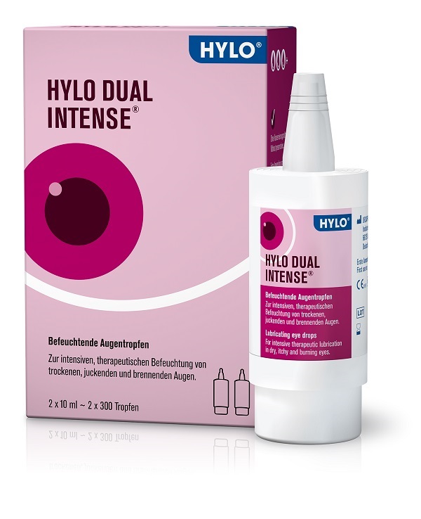 Hylo Dual Intense Collirio: Soluzione Oftalmica per il Benessere degli Occhi 2 flaconi
