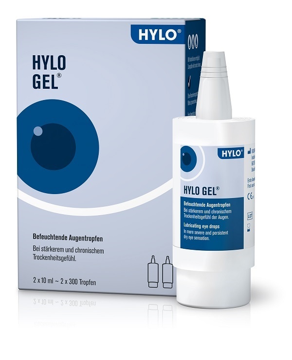 Hylo Gel collirio 2 flaconi da 10 ml per secchezza oculare