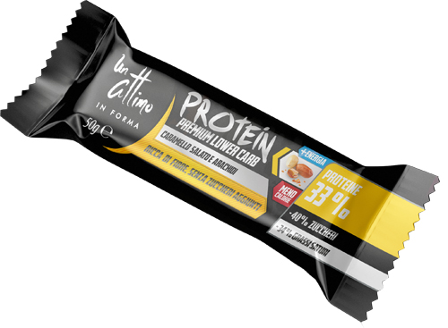 Protein Bar 33% Caramello Salato barretta proteica 50 G