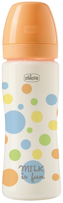 Chicco perfect easy bimbo biberon anti-colica in silicone 330ml