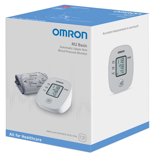 Omron M2 Basic misuratore di pressione automatico da braccio