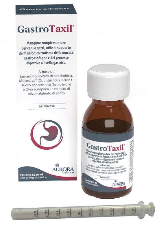 Gastrotaxil Aurora Biofarma 50 ml sospensione orale per cani e gatti supporto stomaco e intestino