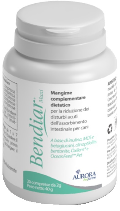 Bendiar Maxi 20 Compresse Integratore per il Benessere Intestinale e Digestivo img