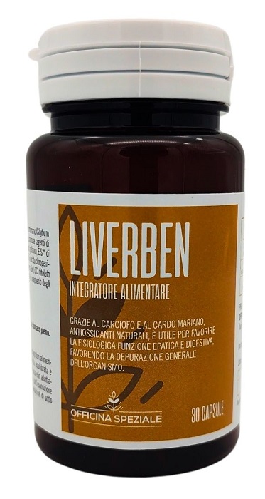 Liverben 30 capsule - integratore depurativo per fegato