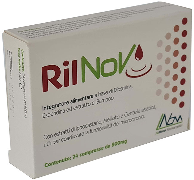 Lanova Farmaceutici Rilnov 24 Compresse 800 Mg