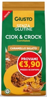Giusto senza glutine Ciok & Crock caramello - cereali senza glutine gusto caramello