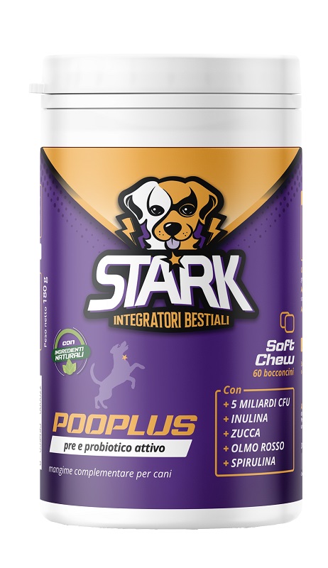 Stark Pooplus Soft Chews 60 Bocconcini Morbidi per Cani - Integratore per Benessere Intestinale e Feci Compatte img