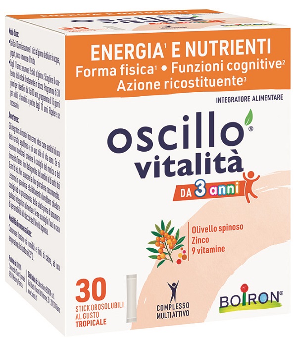 OSCILLO VITALITA' 3+ 30STICK