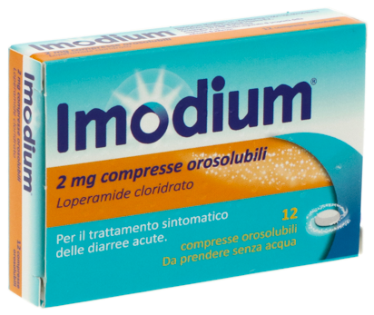 IMODIUM 12CPR OROSOL 2MG