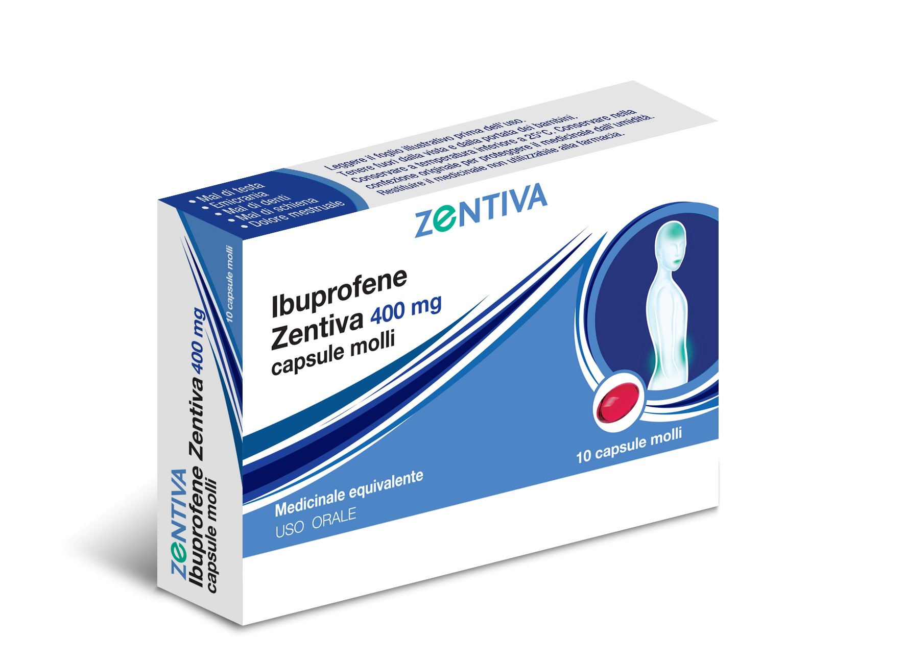 IBUPROFENE 400mg 10 Cps ZTV