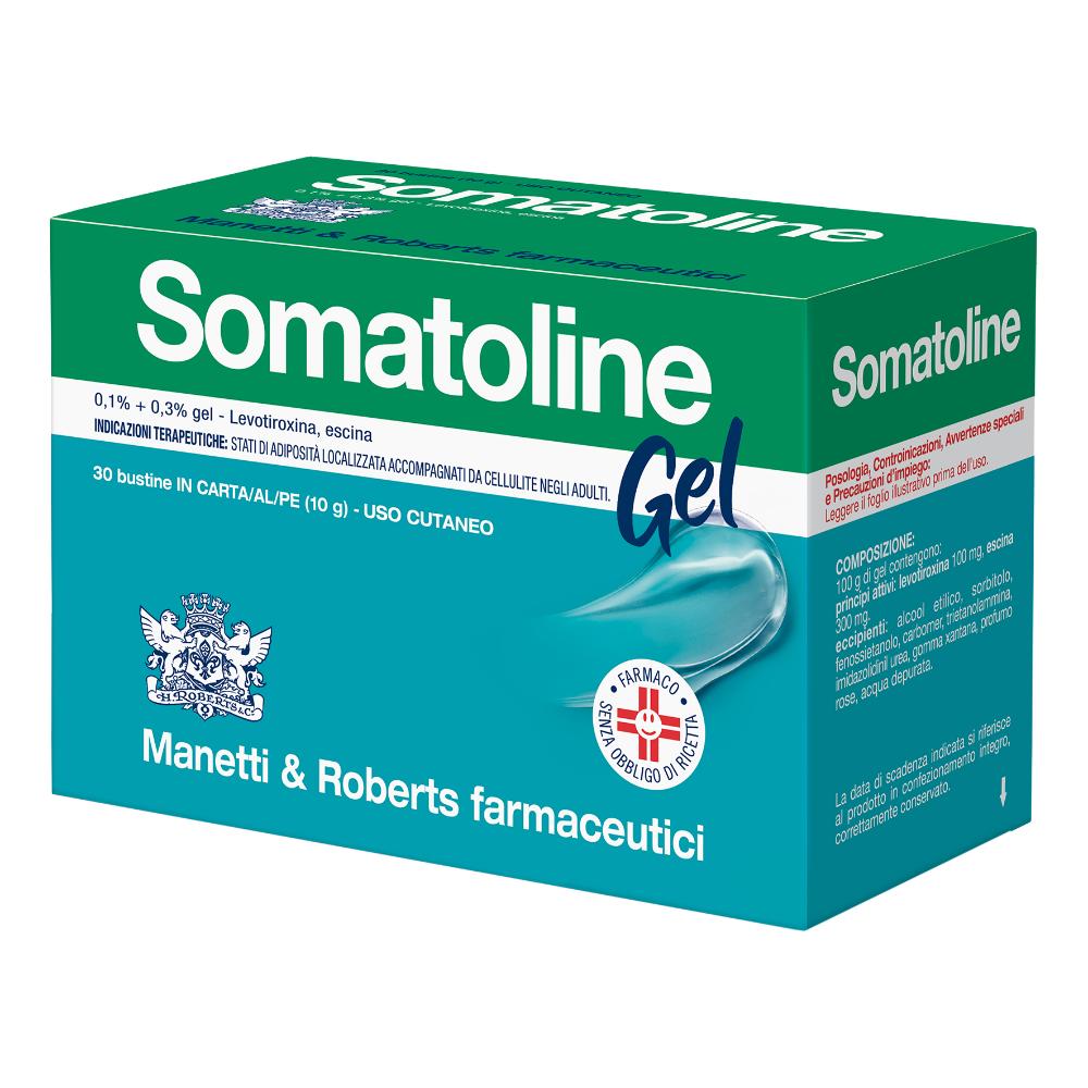 Somatoline gel cutaneo anticellulite 30 bustine 10 grammi
