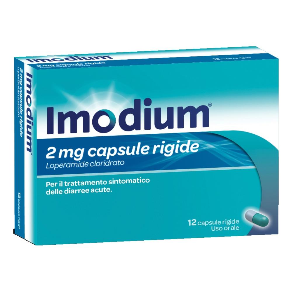 Imodium 2 mg Contro la Diarrea 12 capsule rigide