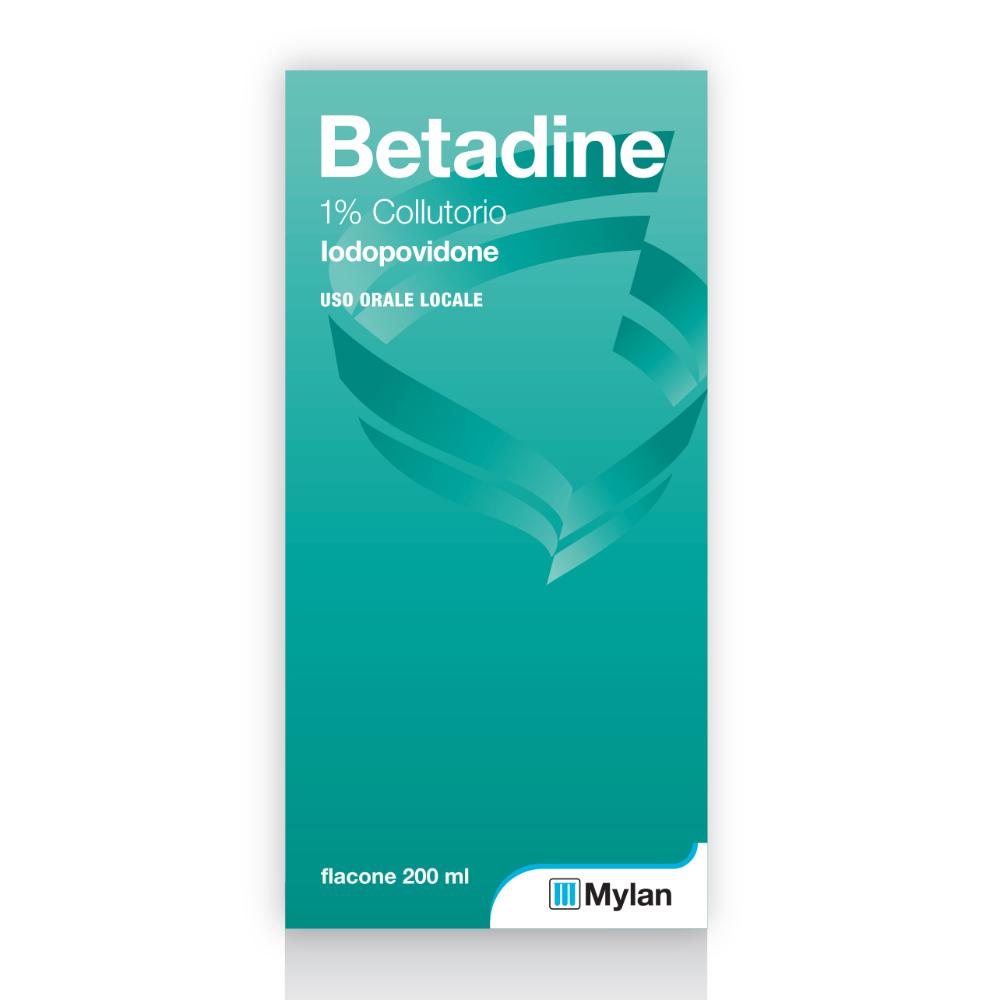 Betadine 1% Collutorio 200 ml Disinfettante Orale