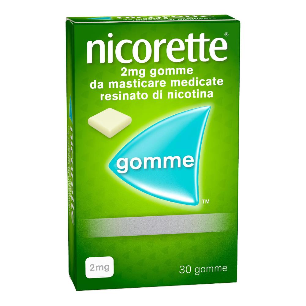 Nicorette 30 gomme 2mg per smettere di fumare