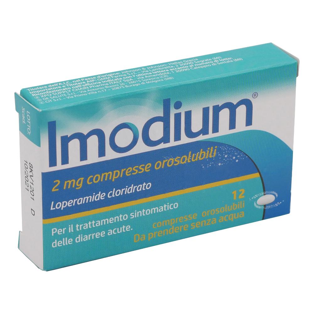 IMODIUM*12CPR OROSOL 2MG GMM