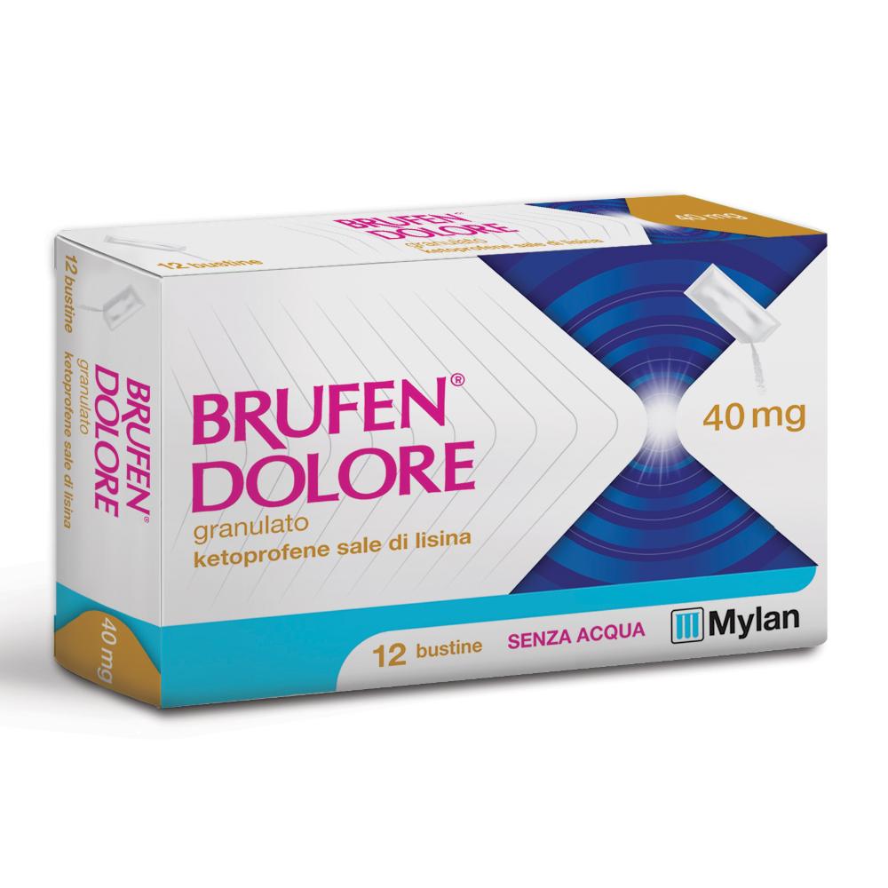 Brufen Dolore Soluzione Orale 40 Mg ketoprofene antinfiammatorio 12 Bustine